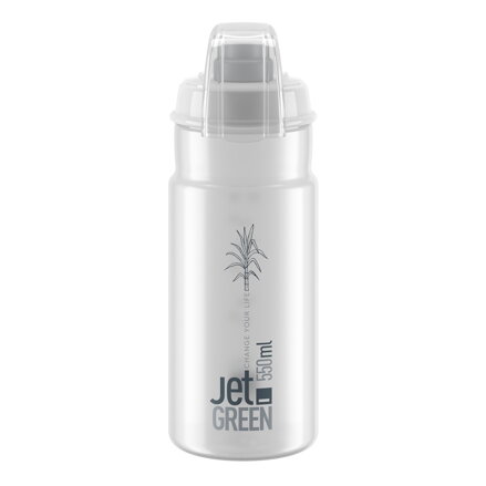 ELITE Fľaša JET GREEN PLUS 550 transparentná