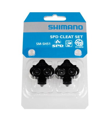 SHIMANO SM-SH51 Zarážky SPD čierne pre PDM9000/8000/647/545/540/424/520/505/A530