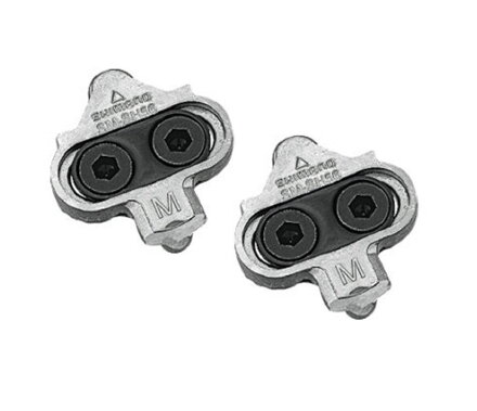 SHIMANO SM-SH56 Zarážky na pedále strieborné bez plátu do tretier