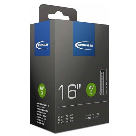 SCHWALBE Duša AV3 16x1.75/2.10 AV 40mm (47/62-305) 115g