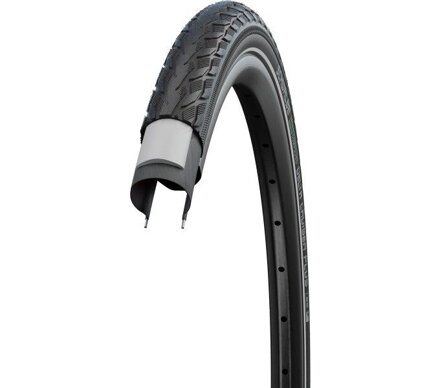 SCHWALBE Plášť DELTA CRUISER PLUS (37-540) 24x1 3/8 Active 50EPI 615g Reflex
