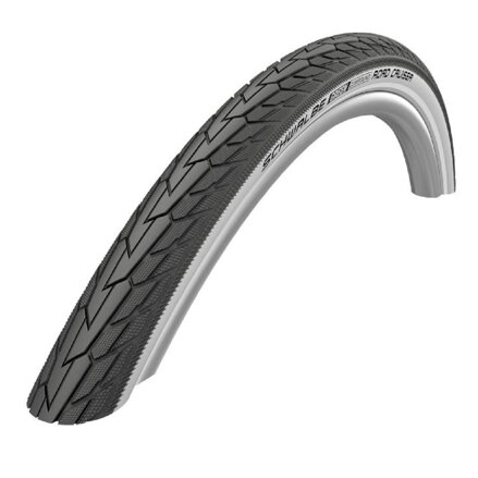 SCHWALBE Plášť ROAD CRUISER (28/32-630) 27x1 1/4 Active 50EPI K-Guard 550g Biely bok Green