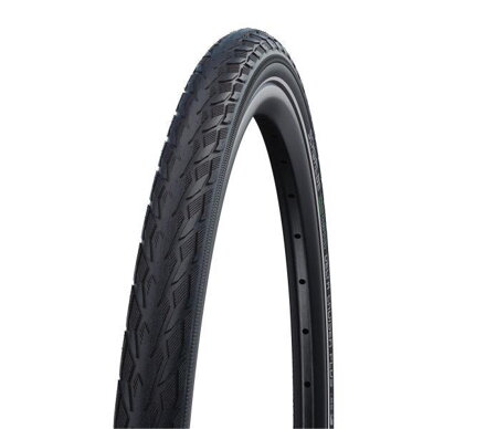 SCHWALBE Plášť DELTA CRUISER PLUS (28-622) 28x1.10 700x28C Active 50EPI PunctureGuard 590g Biely bok reflex G
