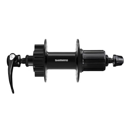 SHIMANO FH-QB400 Náboj zadný 36d. R.U. 8/9/10-k. čierny 6 dier. kotúč