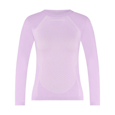 SHIMANO Tričko spodné dámske VERTEX LONG BASE LAYER ružové