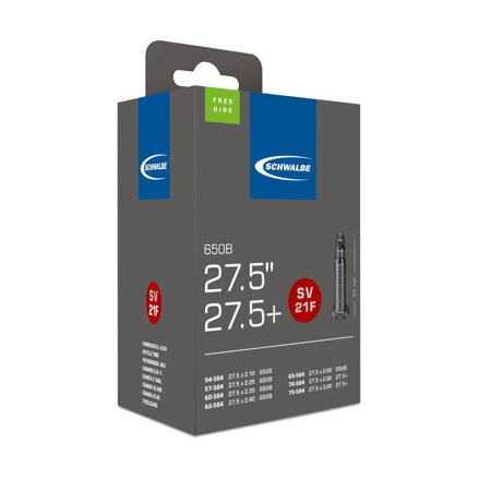 SCHWALBE Duša FREERIDE SV21F 27.5x2.10/3.00 (54/75-584) FV 40mm 200g