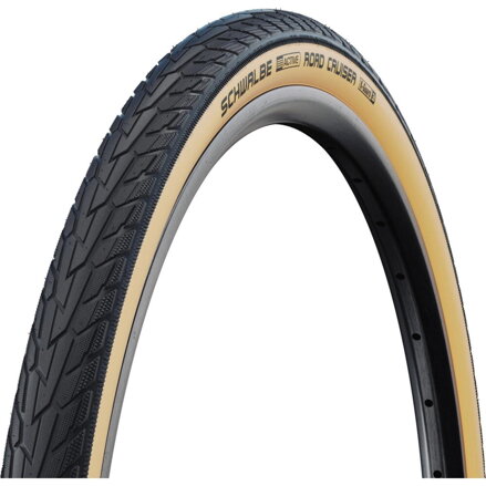 SCHWALBE Plášť ROAD CRUISER 27x1 1/4 (28/32-630) 50EPI 550g TwinSkin K-Guard Green bledý bok