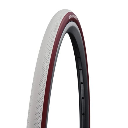 SCHWALBE Plášť DUNK KING 24x1.00 (25-540) 67EPI 230g Evo WHSC biely/bordo skladací