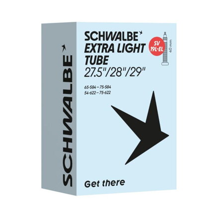 SCHWALBE Duša EXTRA LIGHT SV19L-EL 29x2.10/3.00 (54/75-584/622) FV 40mm 215g