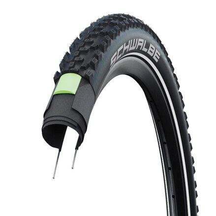 SCHWALBE Plášť SMART SAM PLUS 27.5x2.10 (54-584) 67EPI 920g Perf GreenGuard DD Addix reflex