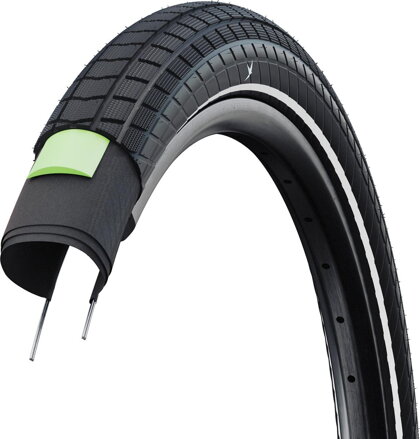 SCHWALBE Plášť MOTION SUPER MOTO-X 20x4.00 (100-406) 2x67EPI 1265g STANDARD RaceGuard Addix Green reflex