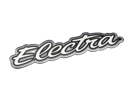 Electra Frame Badge - Strieborná