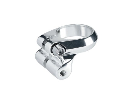 Electra 28.6mm Seatpost Clamp with Rack Mounts - Strieborná