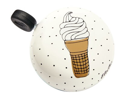 Zvonček na bicykel Electra Ice Cream Ringer - Biela