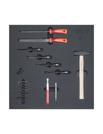 Unior Suspension Bench Drawer 1 Tool Tray Set - Čierna