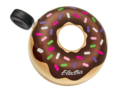 Zvonček na bicykel Electra Donut Ringer - Hnedá/ružová