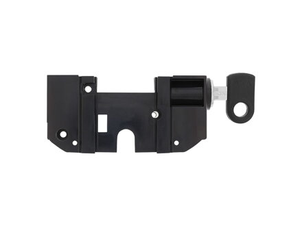 AXA Bosch 2 Rack Battery & Removeable Key - Čierna