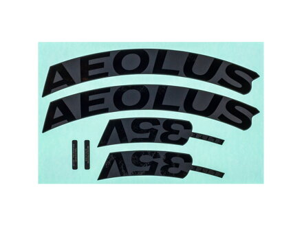 Bontrager Aeolus Elite 35V Rim Decal Set - Čierna