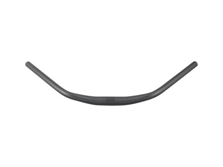 Bontrager Capital 31.8 Polished Alloy Cruiser Handlebar - Čierna