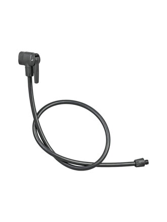 Hlava pumpy Bontrager Charger Euro s hadicí - Čierna