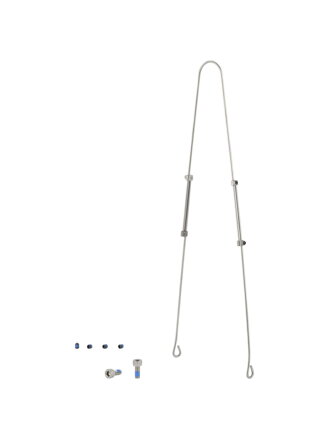 Bontrager NCS 35mm Fender Alloy Front Strut Kit - Šedá