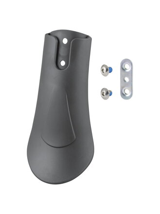 Bontrager NCS 35mm Fender Alloy Mud Flap - Čierna
