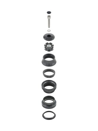 Electra 1-1/8" Threadless External Cup Headset - Čierna