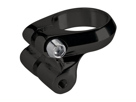 Electra 31.8mm Seatpost Clamps w/ Rack Mounts - Čierna
