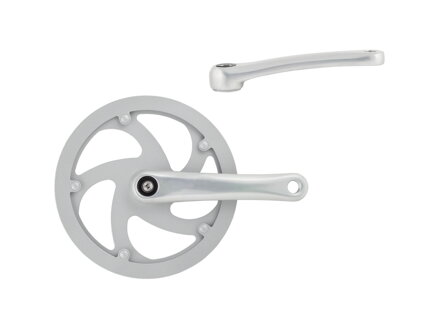 Electra Cruiser 152mm Chainguide Crankset - Strieborná