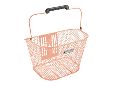 Přední košík Electra Honeycomb s rychloupínákem - Svetloružová