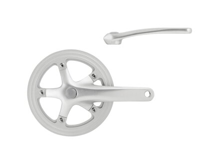 Electra Loft Go! 7D Crankset - Strieborná