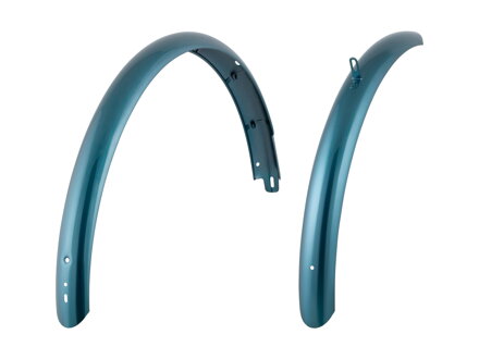 Electra Townie Original 7D EQ Step-Thru Fender Set - Oceánová modrá/svetlomodrá