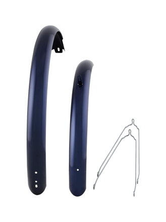 Electra Townie Original 7D EQ Step-Over Fender Sets - Oxford Blue/Gold