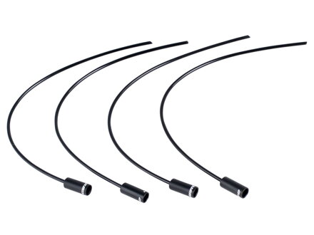 Jagwire 150mm Nosed 4mm Ferrules Pack of 4 - Šedá
