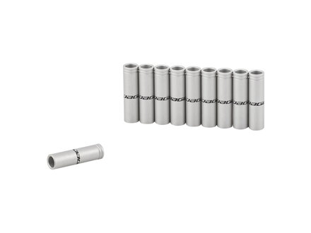 Jagwire Double Ended 4mm Ferrules Pack of 10 - Šedá