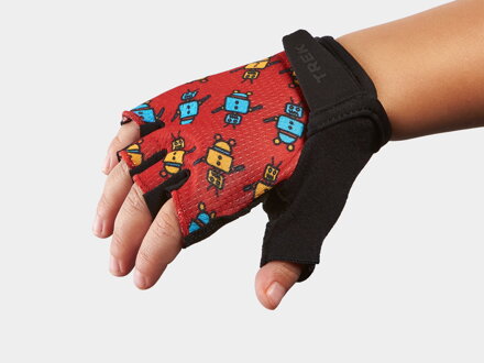 Detské cyklistické rukavice Trek Kids' Unisex Bike Glove - Červená