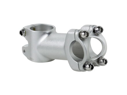 Promax 1 1/8" 25.4mm Clamp Stem - Strieborná