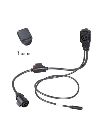 TQ HPR50 Ebike Main Power Cable Set - Road - Čierna