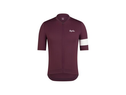 Ľahký základný cyklistický dres Rapha Core - Hnedá/biela