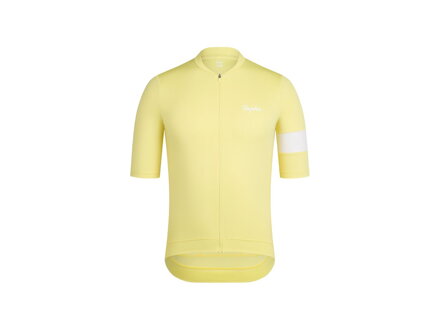 Základný cyklistický dres Rapha Core - Žltá/biela