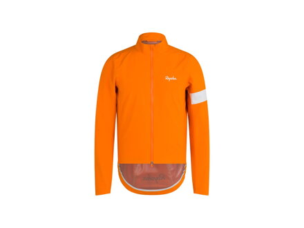 Nepremokavá cyklistická bunda Rapha Core II - Oranžová/biela
