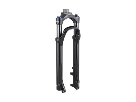 SR Suntour XCR32 Unthreaded 60mm Travel Gloss Finish 27.5" Suspension Fork - Čierna