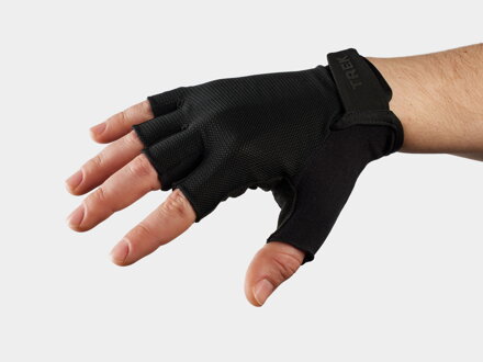 Cyklistické rukavice Trek Solstice Gel Unisex Cycling Glove - Čierna
