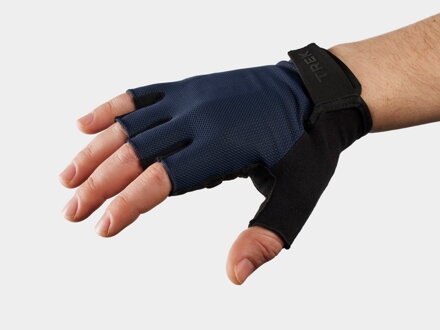 Cyklistické rukavice Trek Solstice Gel Unisex Cycling Glove - Hlbokomorská modrá