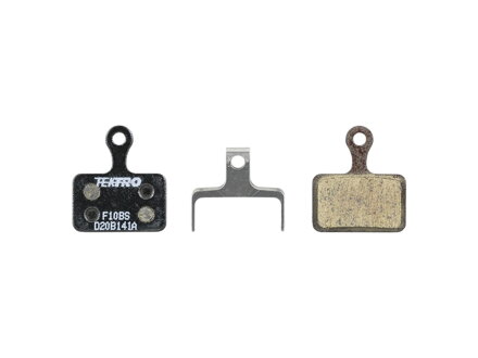 Tektro F10BS Disc Brake Pads - Čierna