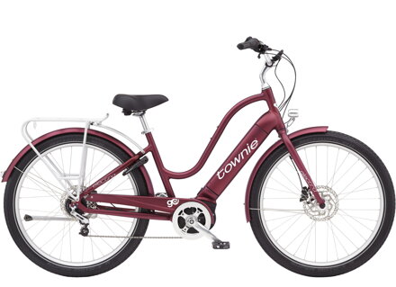 Townie Path Go! 5i Step-Thru - Matte Rosewood