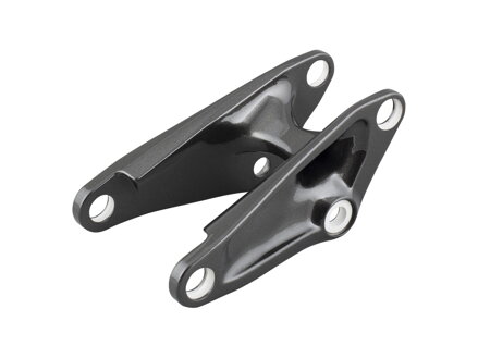 Trek Rail 29 Gloss Finish Rocker Link - Trek Black/tmavošedá