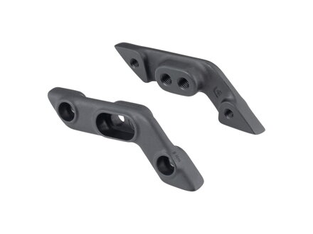 Trek 2024 Slash Mullet Wheel Lower Shock Mount Brackets - Čierna
