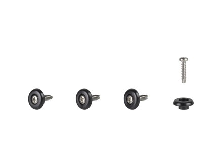 Trek Fetch+ 4 Rainfly Knob Set - Čierna/chrómová
