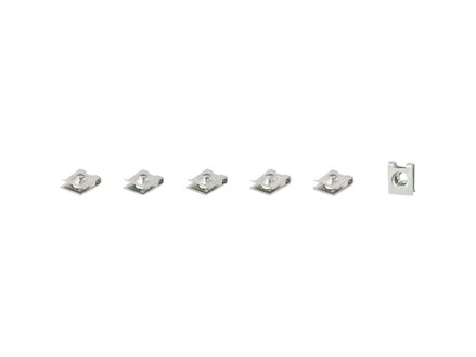 Trek-Diamant Motor Mount Sheet Clip Set - Chrómová